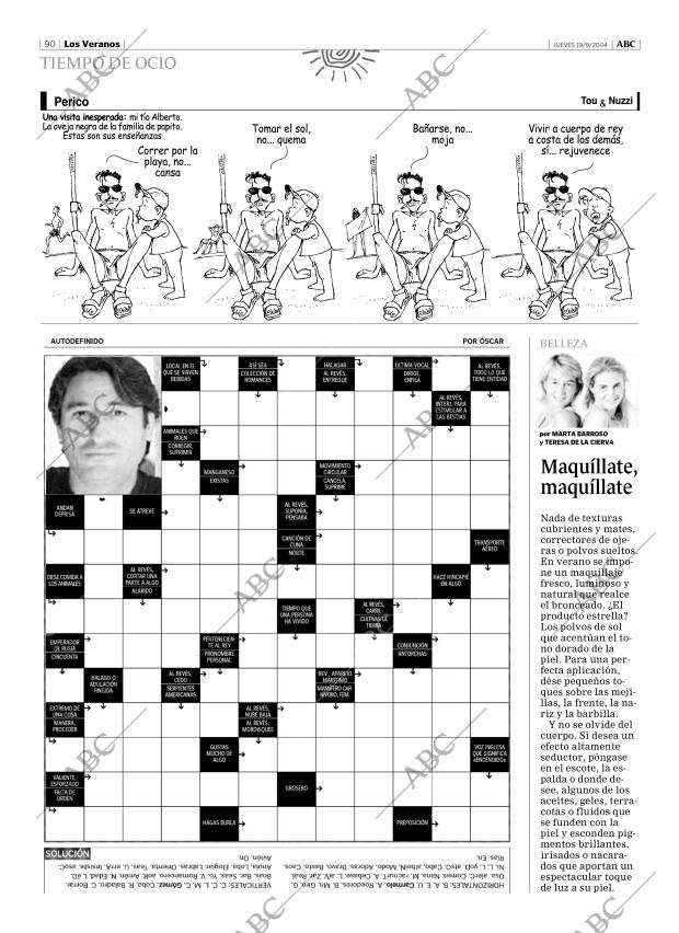 ABC MADRID 19-08-2004 página 90