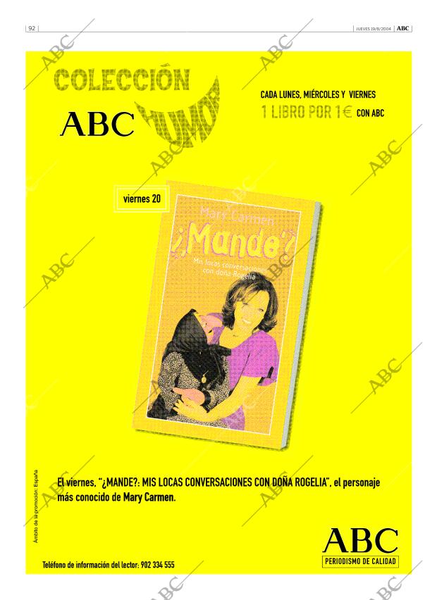 ABC MADRID 19-08-2004 página 92