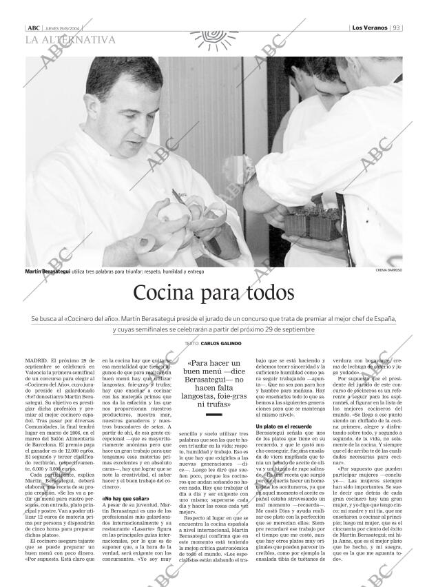 ABC MADRID 19-08-2004 página 93