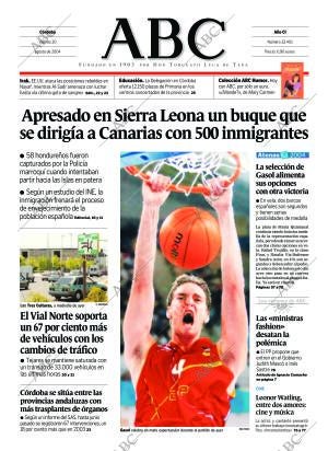 ABC CORDOBA 20-08-2004 página 1