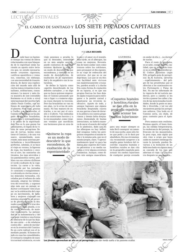 ABC CORDOBA 20-08-2004 página 87