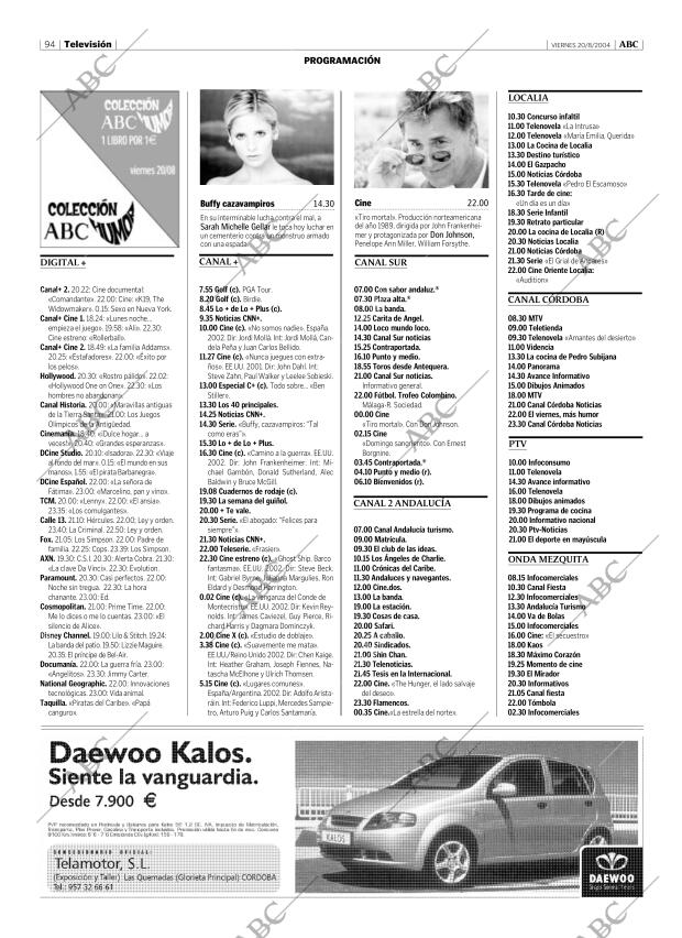 ABC CORDOBA 20-08-2004 página 94