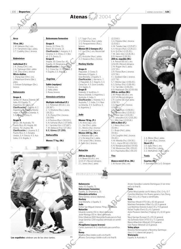 ABC MADRID 20-08-2004 página 100