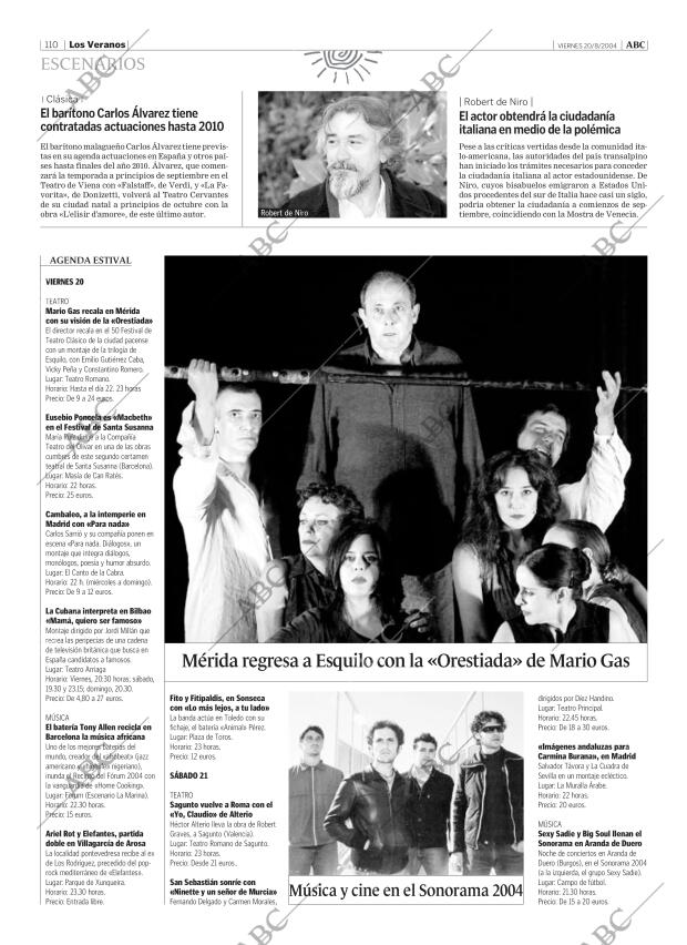 ABC MADRID 20-08-2004 página 110