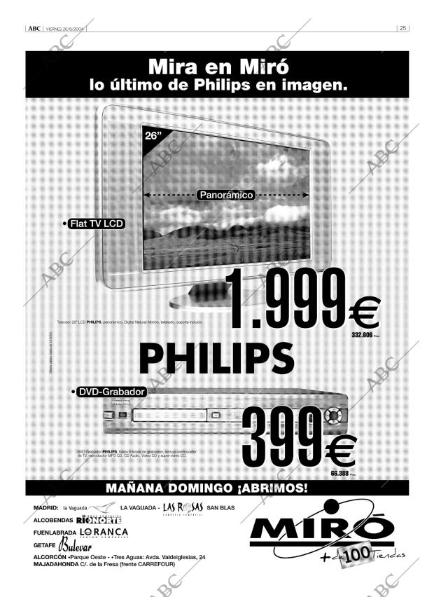 ABC MADRID 20-08-2004 página 25