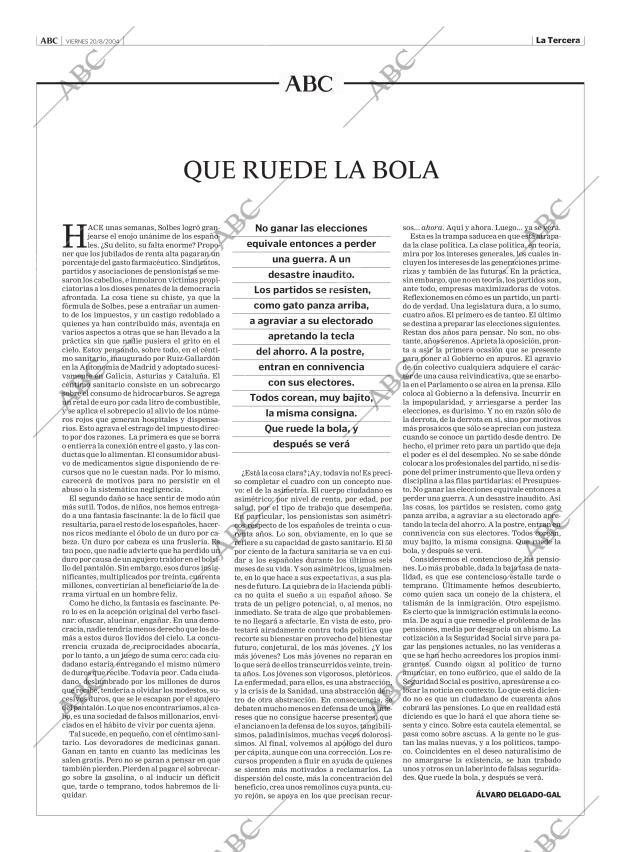 ABC MADRID 20-08-2004 página 3