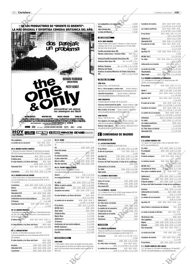 ABC MADRID 20-08-2004 página 50