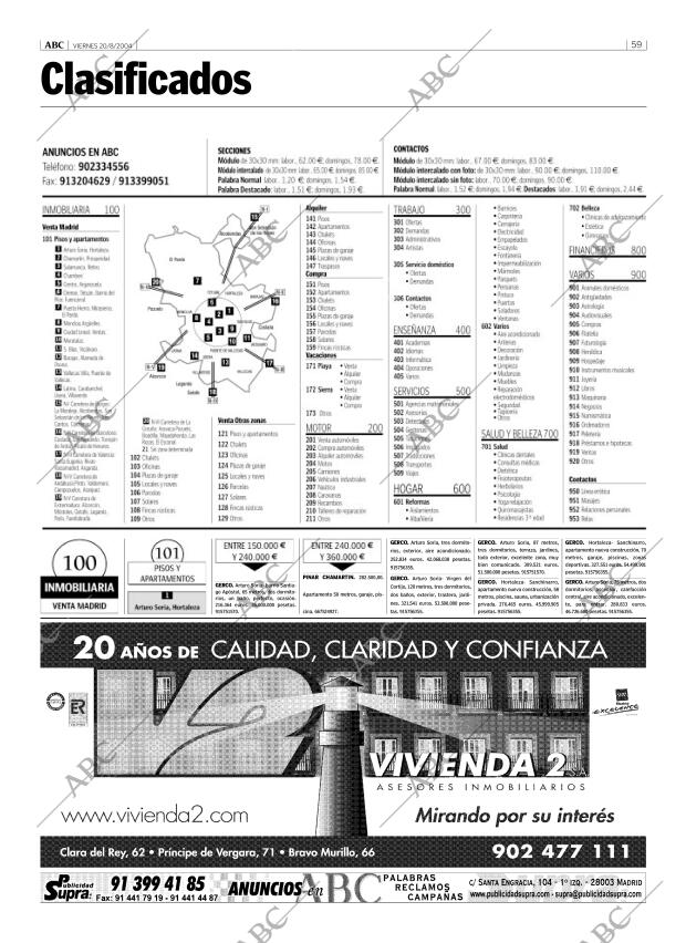ABC MADRID 20-08-2004 página 59
