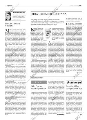 ABC MADRID 20-08-2004 página 6