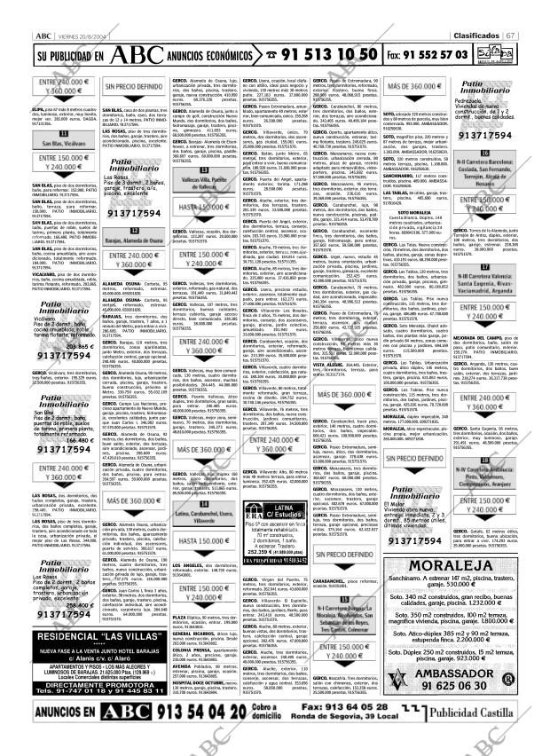 ABC MADRID 20-08-2004 página 67