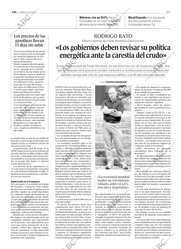 ABC MADRID 20-08-2004 página 81