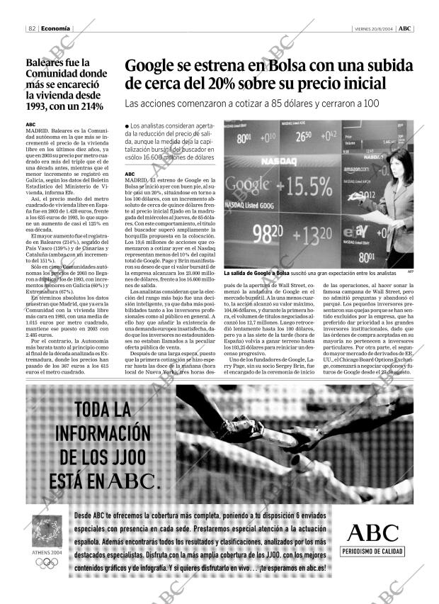 ABC MADRID 20-08-2004 página 82