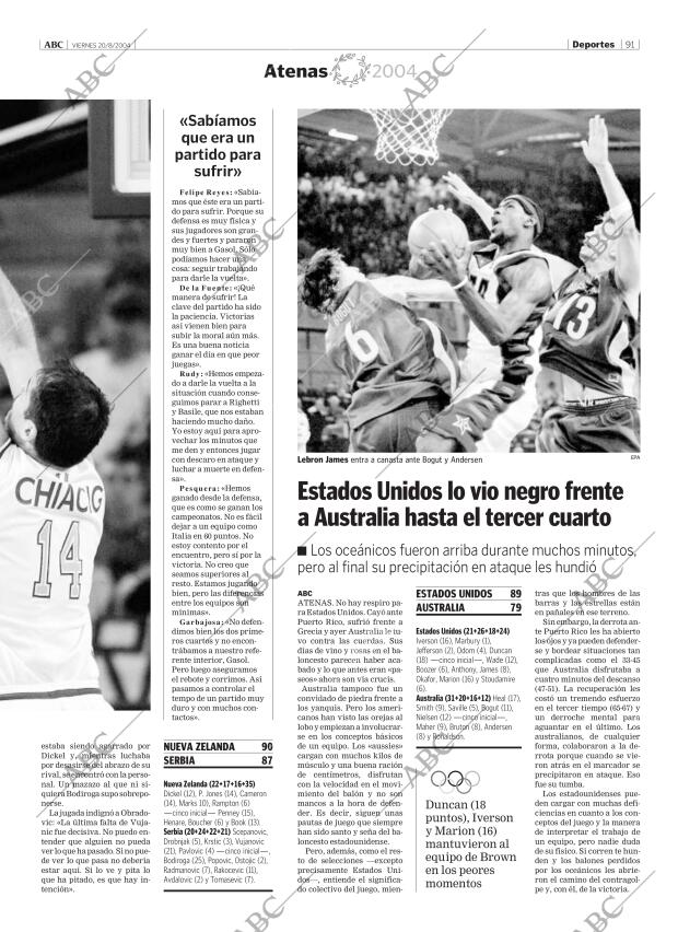 ABC MADRID 20-08-2004 página 91