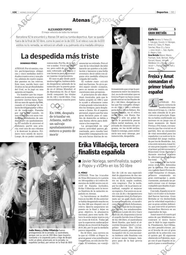 ABC MADRID 20-08-2004 página 93