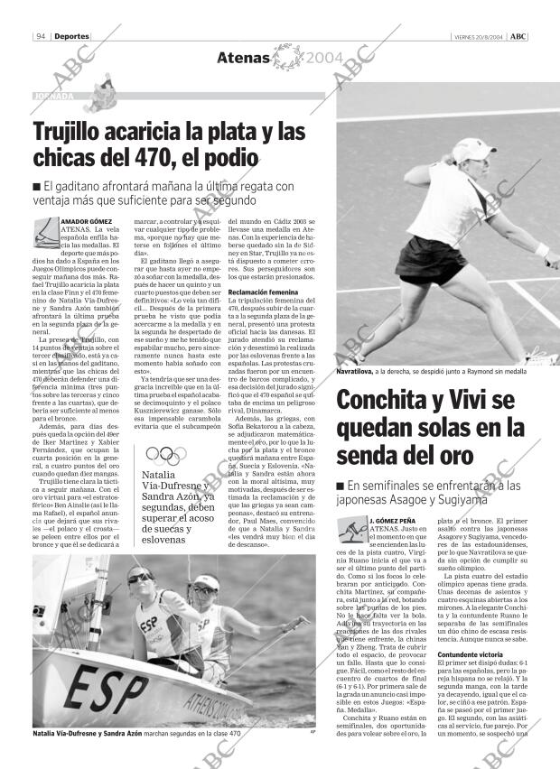 ABC MADRID 20-08-2004 página 94