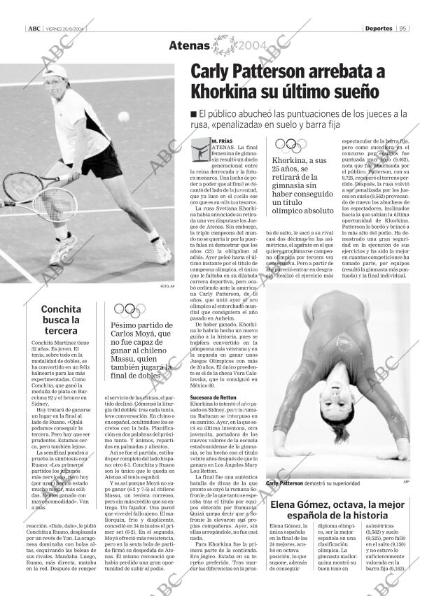 ABC MADRID 20-08-2004 página 95