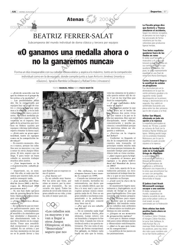 ABC MADRID 20-08-2004 página 97