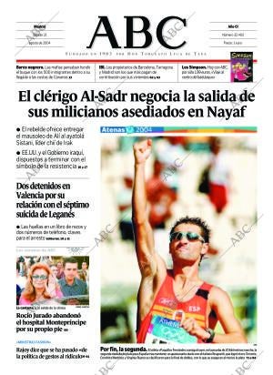 ABC MADRID 21-08-2004 página 1