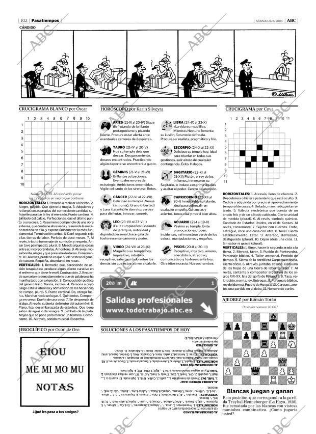 ABC MADRID 21-08-2004 página 102