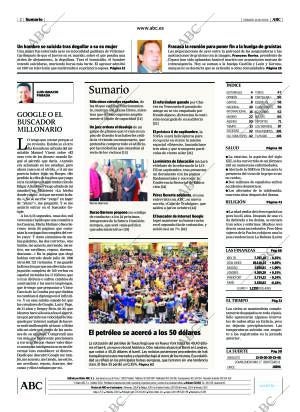 ABC MADRID 21-08-2004 página 2