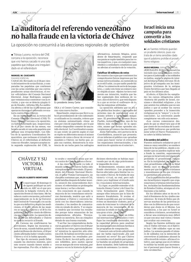ABC MADRID 21-08-2004 página 21