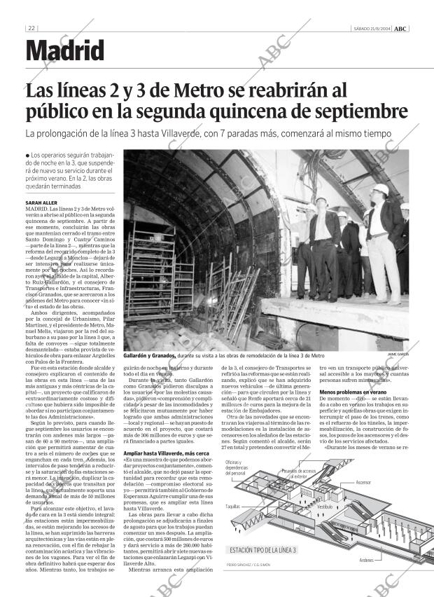 ABC MADRID 21-08-2004 página 22