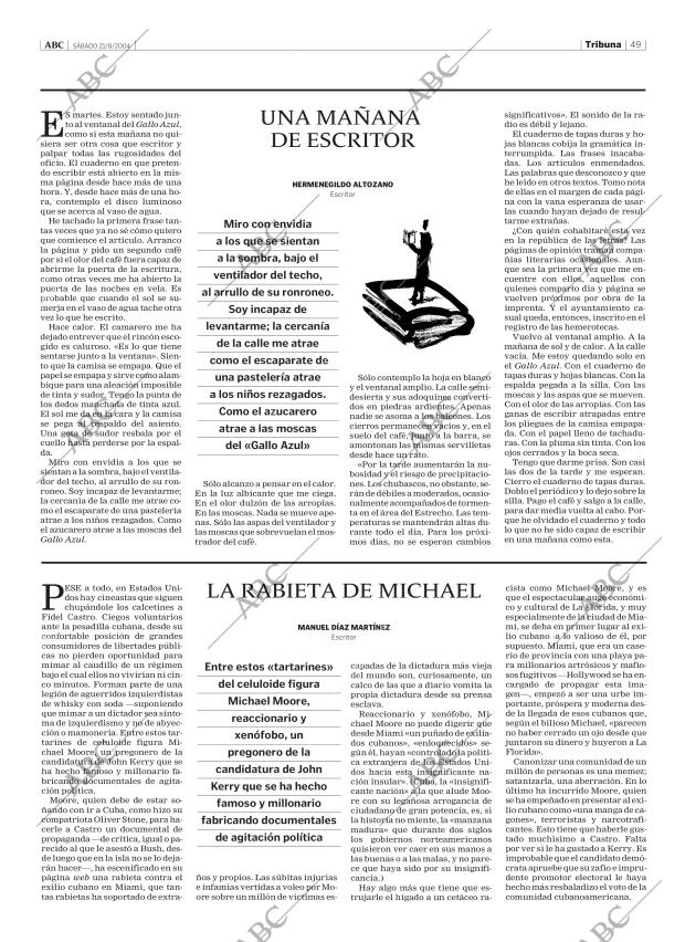 ABC MADRID 21-08-2004 página 49