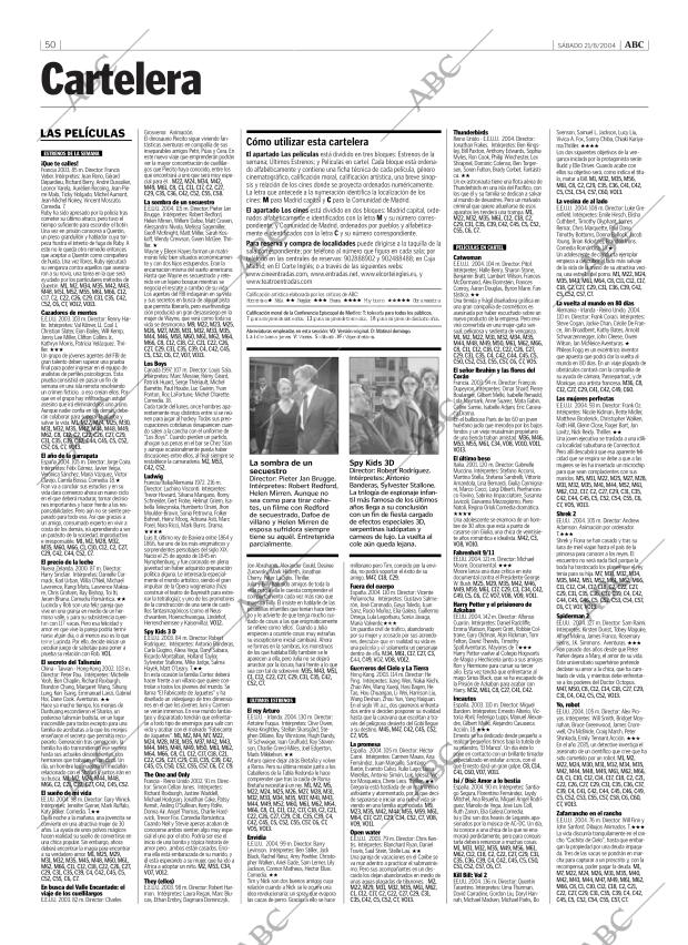 ABC MADRID 21-08-2004 página 50