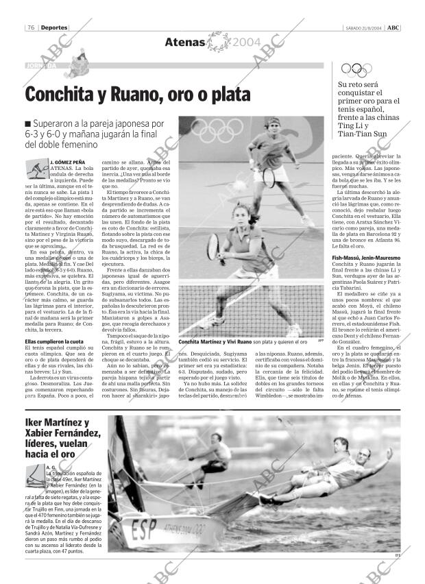ABC MADRID 21-08-2004 página 76