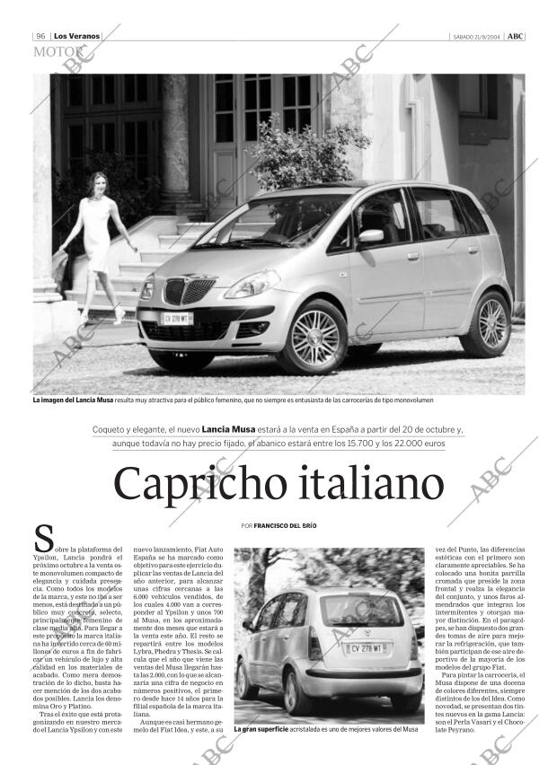 ABC MADRID 21-08-2004 página 96