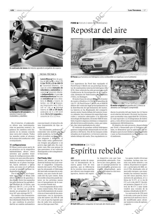 ABC MADRID 21-08-2004 página 97