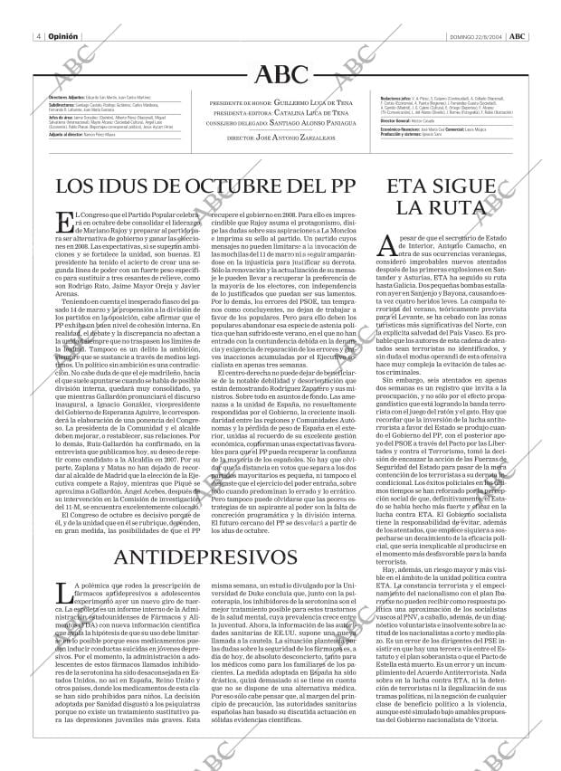 ABC MADRID 22-08-2004 página 4