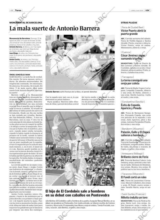 ABC MADRID 23-08-2004 página 44