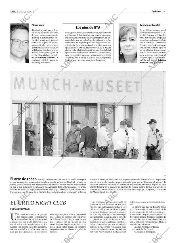 ABC MADRID 23-08-2004 página 5