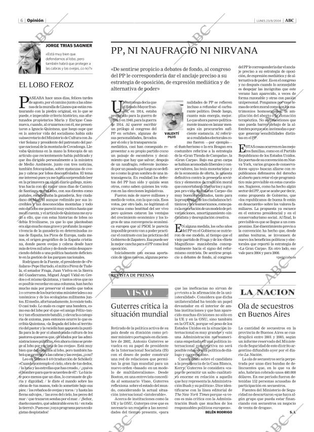 ABC MADRID 23-08-2004 página 6