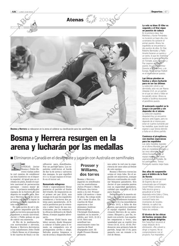 ABC MADRID 23-08-2004 página 67