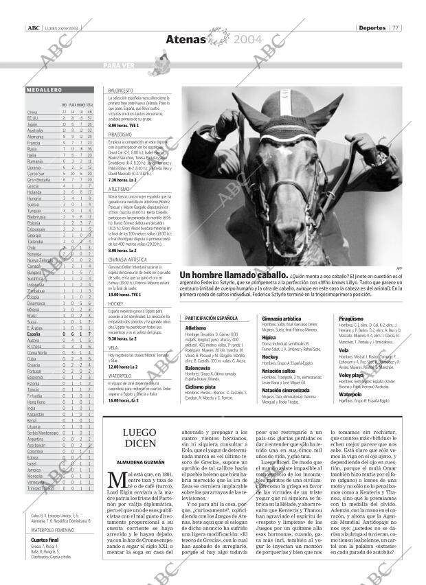 ABC MADRID 23-08-2004 página 77