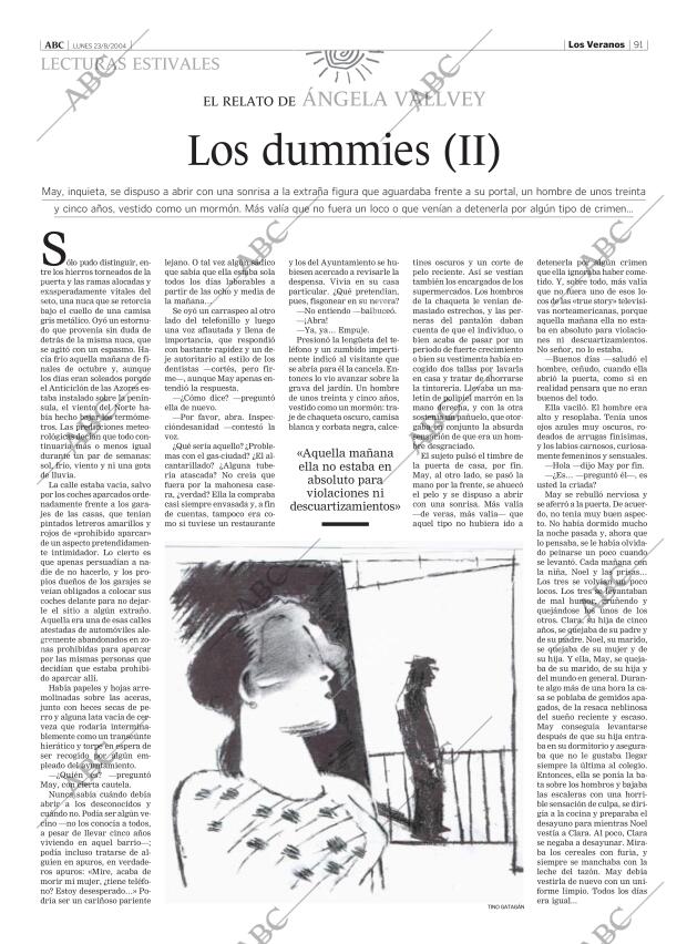 ABC MADRID 23-08-2004 página 91