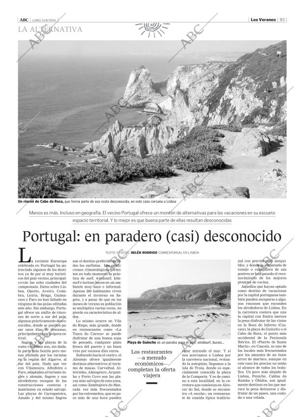 ABC MADRID 23-08-2004 página 93