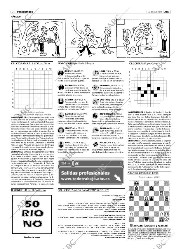 ABC MADRID 23-08-2004 página 94