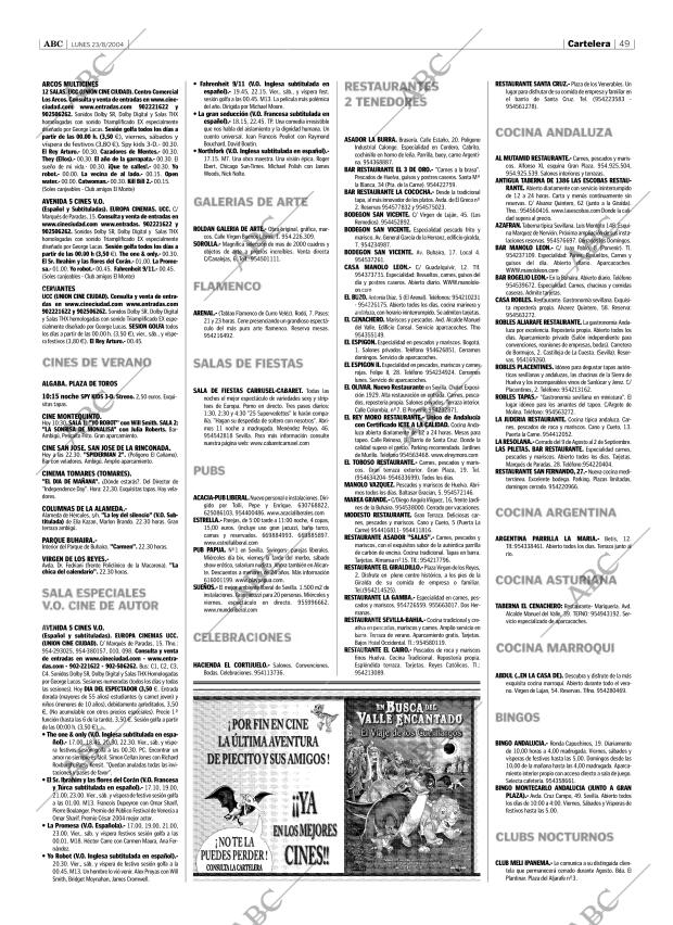 ABC SEVILLA 23-08-2004 página 49