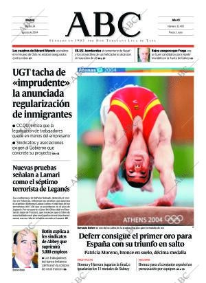 ABC MADRID 24-08-2004 página 1