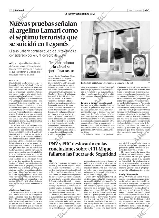 ABC MADRID 24-08-2004 página 12