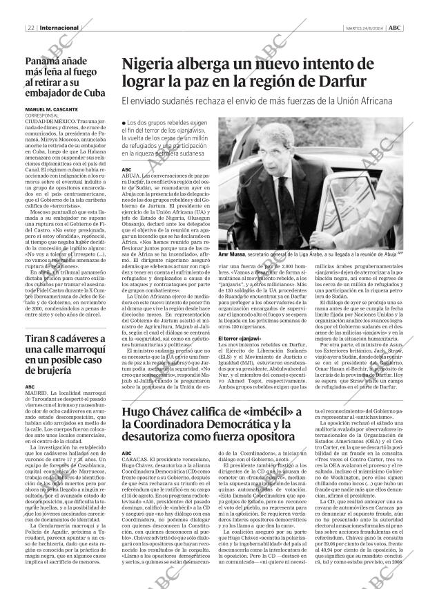 ABC MADRID 24-08-2004 página 22