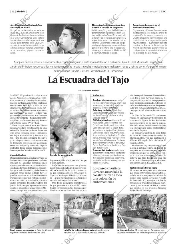 ABC MADRID 24-08-2004 página 28