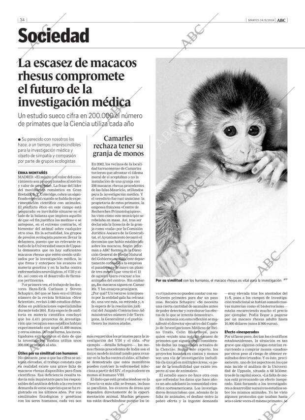 ABC MADRID 24-08-2004 página 34