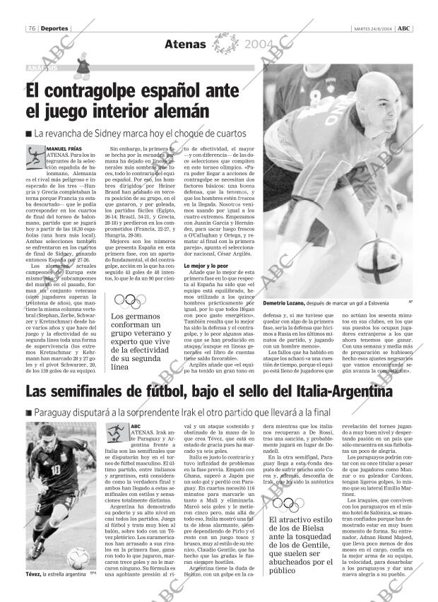 ABC MADRID 24-08-2004 página 76
