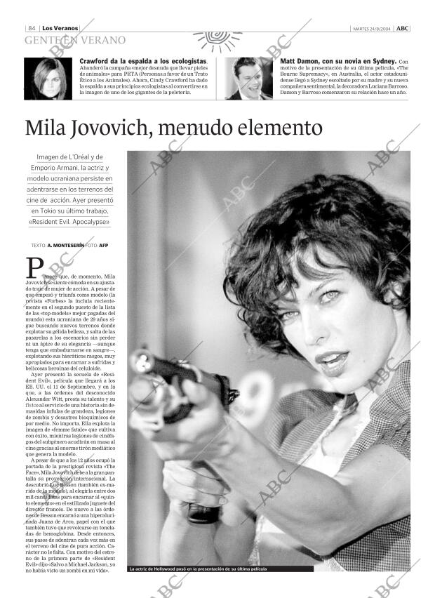 ABC MADRID 24-08-2004 página 84