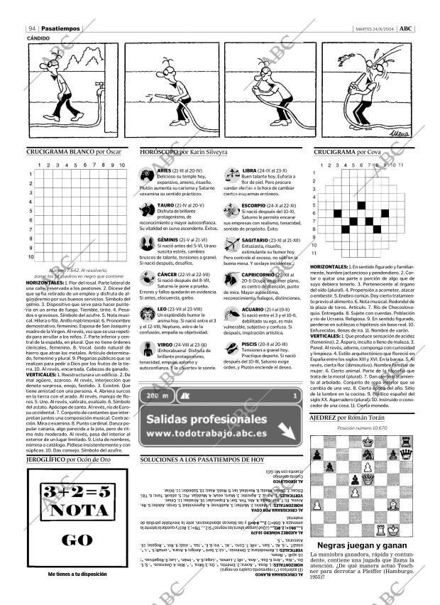ABC MADRID 24-08-2004 página 94