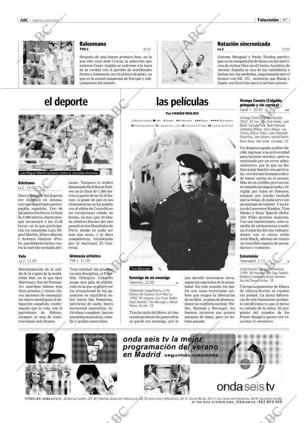 ABC MADRID 24-08-2004 página 97
